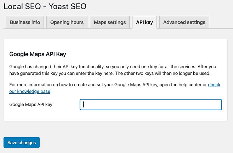 API Key Settings