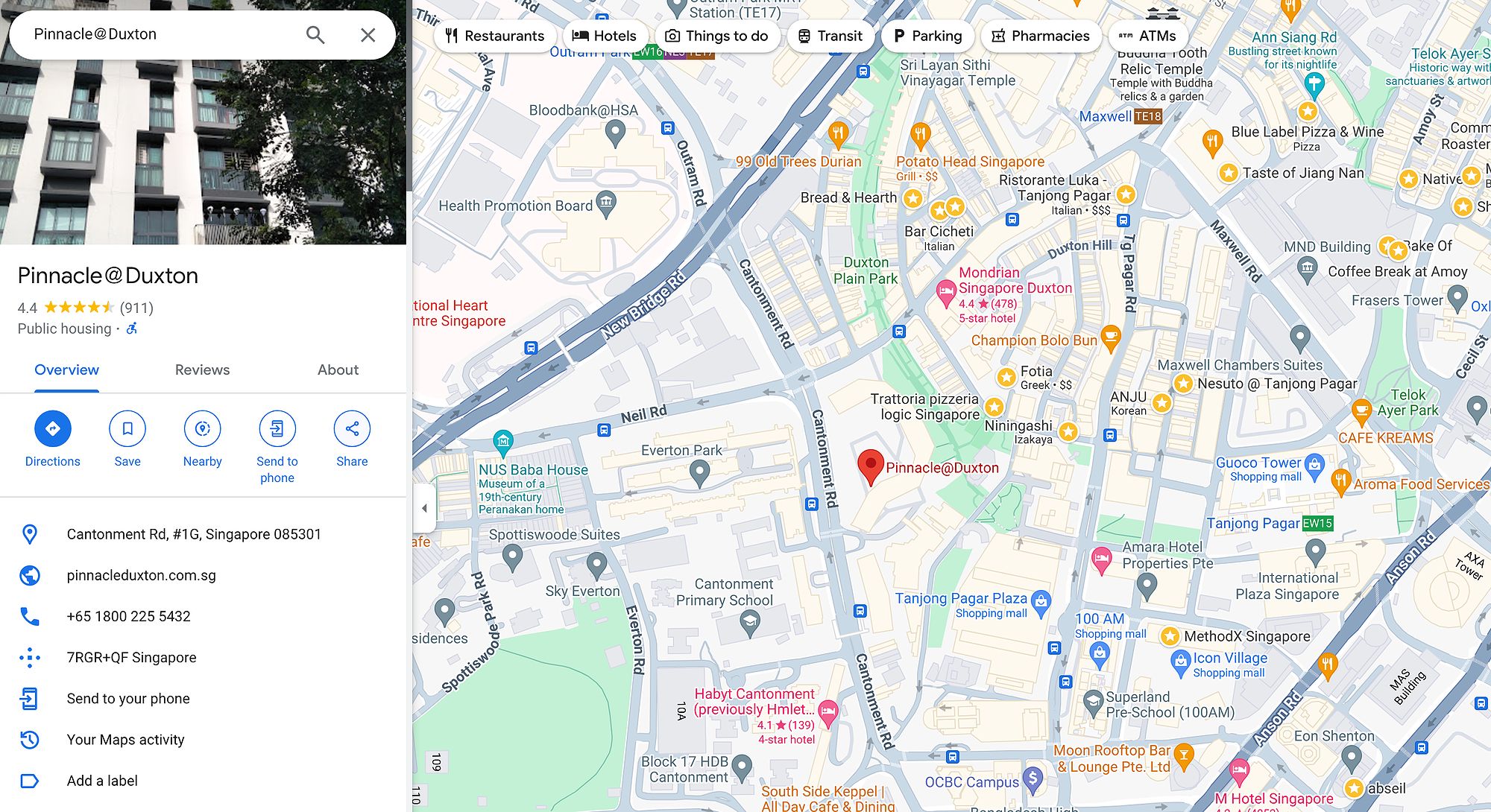 Google Maps Entry Example